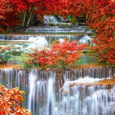 Схема вышивки «водопад»