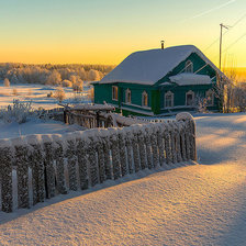 Схема вышивки «Зима»
