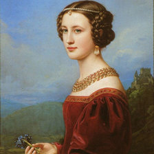 Схема вышивки «Знатная дама 2»