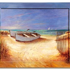 Схема вышивки «Худ. Руан Манниг. Река времени.»