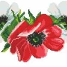 Схема вышивки «анемоны»