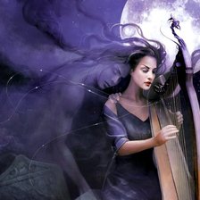 Схема вышивки «девушка»