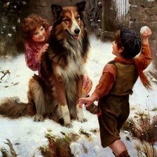 Схема вышивки «картины Артура Элсли»