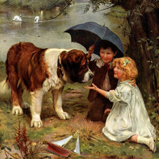 Схема вышивки «картины Артура Элсли»