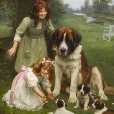 Схема вышивки «картины Артура Элсли»