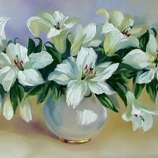 Схема вышивки «лилии»