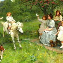 Схема вышивки «картины Артура Элсли»