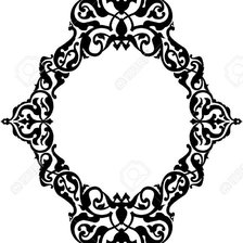 Схема вышивки «ромб монохром»