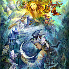 Схема вышивки «день и ночь»