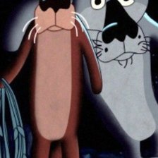 Схема вышивки «Пёс и волк»