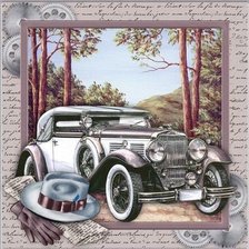 Схема вышивки «Ретро»