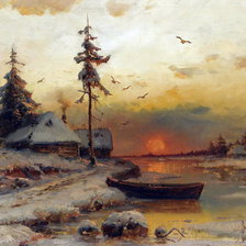 Схема вышивки «Закат 2»