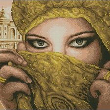 Схема вышивки «тайна востока»