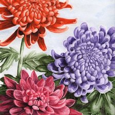 Схема вышивки «цветы»