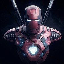 Схема вышивки «Железный Дэдпул»