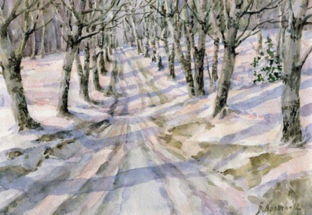 Зима - природа, зима, зимний лес - предпросмотр