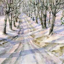 Схема вышивки «Зима»