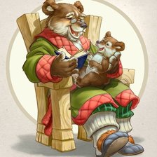 Схема вышивки «книжка перед сном»