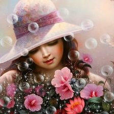 Схема вышивки «девочка»