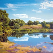 Схема вышивки «По картине А.Былича»