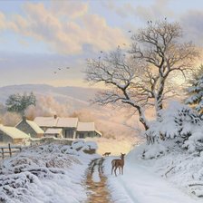 Схема вышивки «По картине А.Былича»