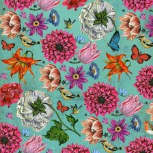 Схема вышивки «Обои»