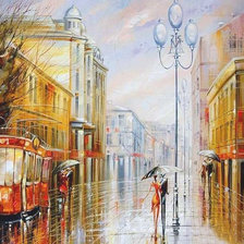 Схема вышивки «пейзаж»