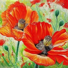 Схема вышивки «цветы»