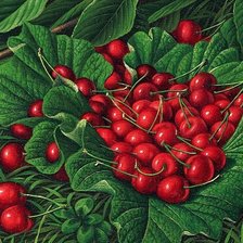 Схема вышивки «черешня»