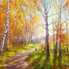 Схема вышивки «осень»