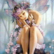 Схема вышивки «hada triste»