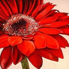 Схема вышивки «герберы»