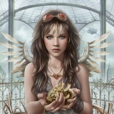 Схема вышивки «angel de mi corazón»