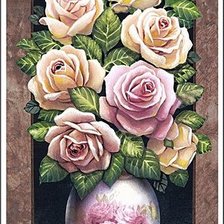 Схема вышивки «белые цветы»