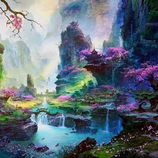 Схема вышивки «Храм»