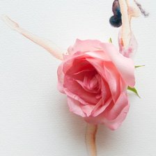 Схема вышивки «балерина»