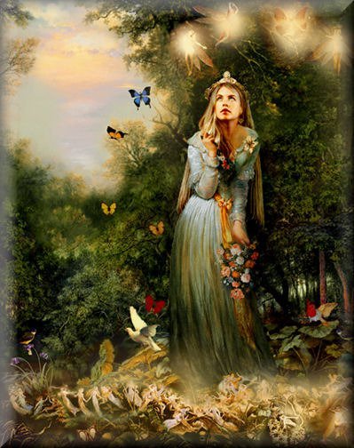 dama en mundo de fantasia... - оригинал