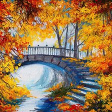 Схема вышивки «осень золотая»