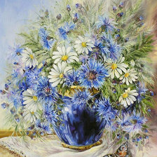 Схема вышивки «цветы»