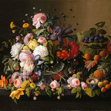 Схема вышивки «натюрморт»