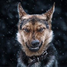 Схема вышивки «Пес»