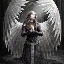 Схема вышивки «Ангел»