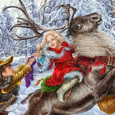 Схема вышивки «сказка»