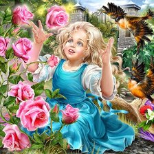 Схема вышивки «сказка»