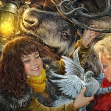 Схема вышивки «сказка»