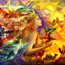 Схема вышивки «un mundo magico»