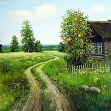 Схема вышивки «Пейзаж»