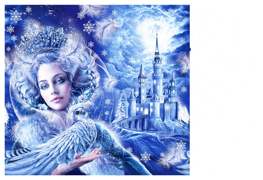 Снежная королева - снежная королева, сказка - оригинал