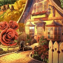 Схема вышивки «пейзаж»