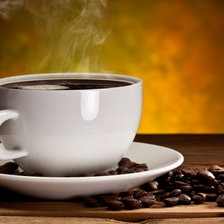 Схема вышивки «кофе»